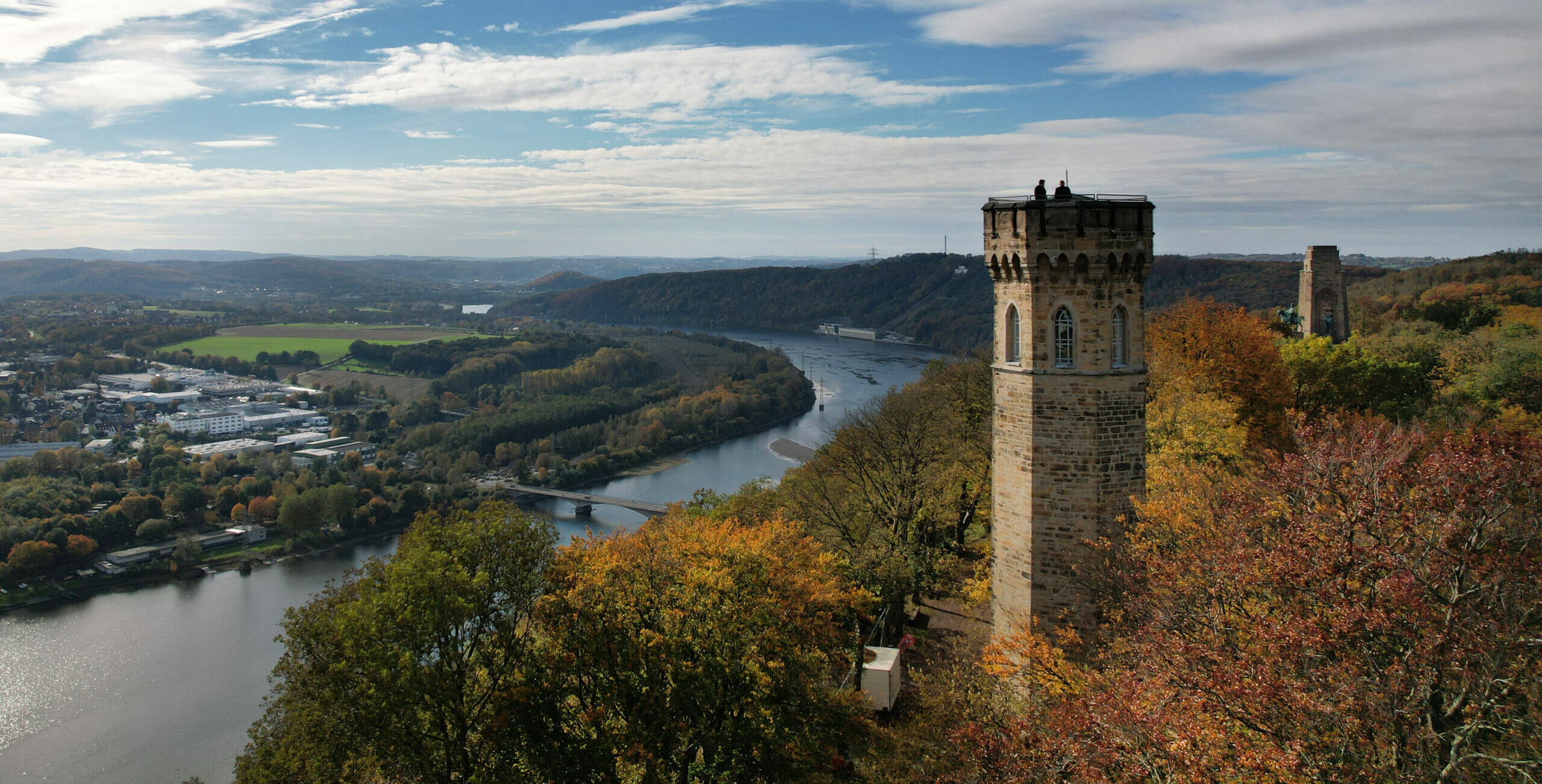 Vincketurm und Burgruine Hohensyburg, Dortmund, NRW